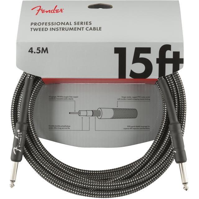 Cavo per strumenti serie Professional 15' Gray Tweed