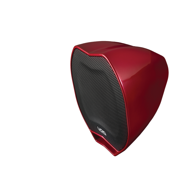 12” Two-way Passive Speaker with Coaxial Waveguide and Fiberglass Cabinet (Red)