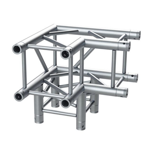 3-Ways 90° Junction Corner with 29 cm Side for Square Truss (29CBP)