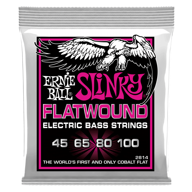 Flatwound Electric bass strings Super Slinky
