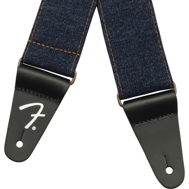Tracolla in denim Fender® x Wrangler®, Dark Indigo