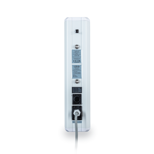 Diffusore a colonna sottile a 2 vie IP66 da 50 W, bianco