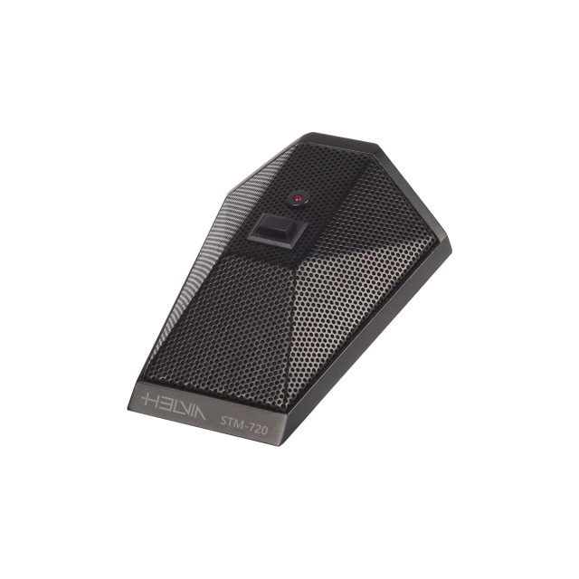 Boundary condenser microphone black