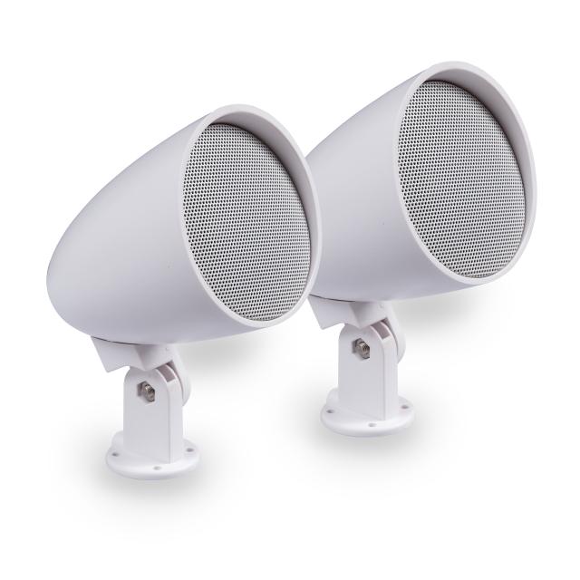 Pair of 2.5” Full range Wall mount Projectors (White)