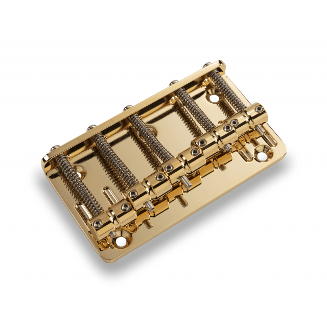 Bridge for 5 strings Electric Bass (Gold)