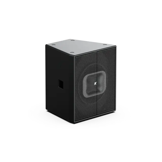 Bi-Amp 18"+4"+2.5" Triaxial Full Range Point Source Passive Speaker with Rotatable Horn (black color)