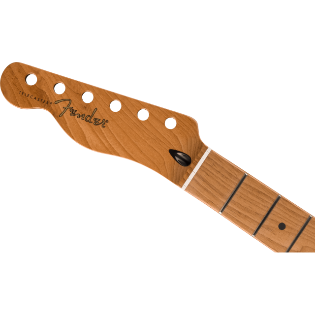 Satin Roasted Maple Telecaster® LH Neck, 22 Jumbo Frets, 12", Maple, Flat Oval Shape