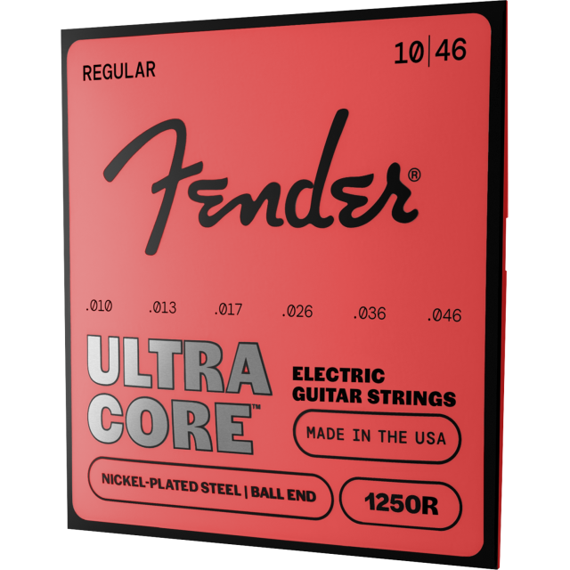 Muta Fender Ultracore™ 1250L Guitar Strings, Nickel-Plated Steel, Ball End, Gauges .010-.046 0730250506