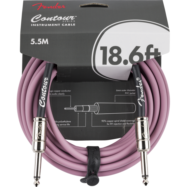 Cavo per strumenti serie Contour™, 18.6'(5.5m) Cable, Burgundy Mist 0990571866