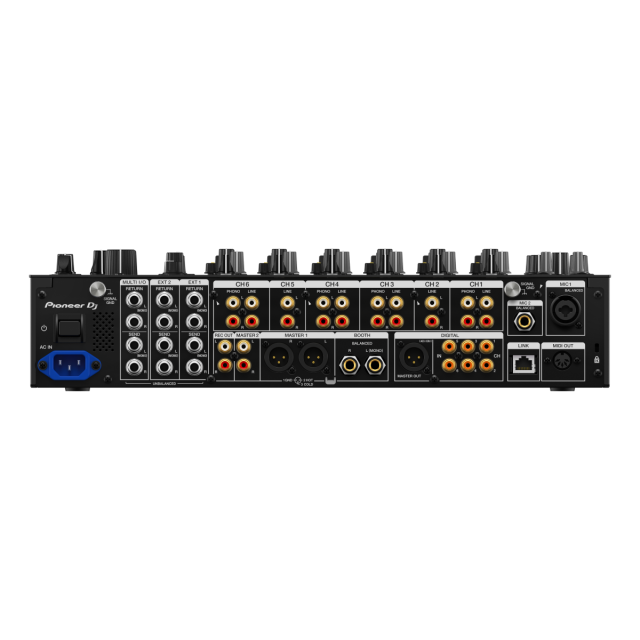 Mixer DJ a 6 canali professionale stile Creative con lunghi fader