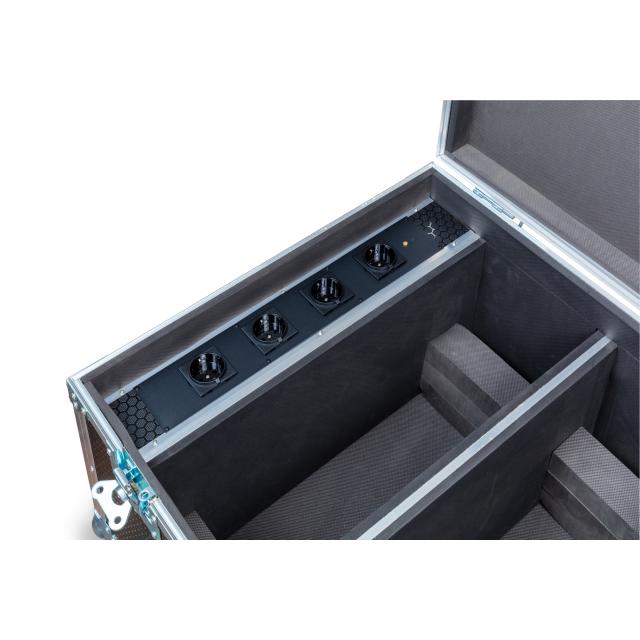 FLIGHT CASE CENTOLIGHT PER 4 MOODMASTER 18