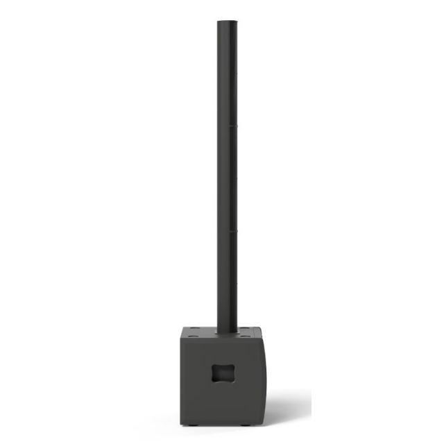 Sistema attivo con subwoofer 12" + colonna 16x2" ad array modulare