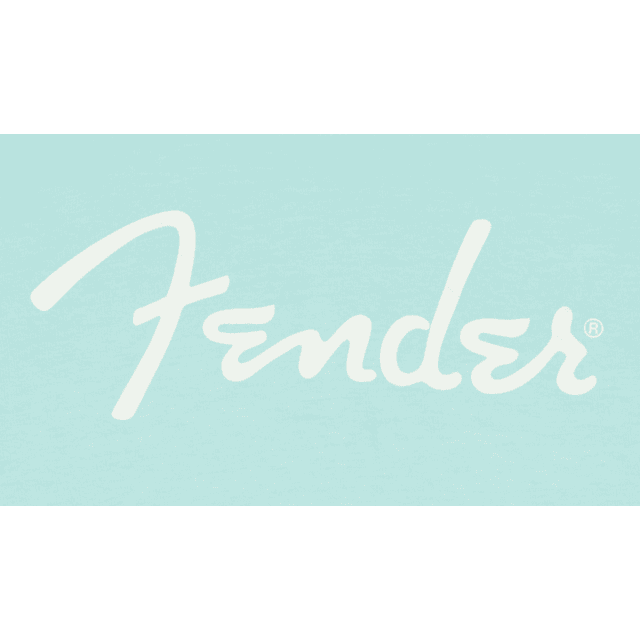Fender® Spaghetti Logo T-Shirt, Daphne Blue, XL