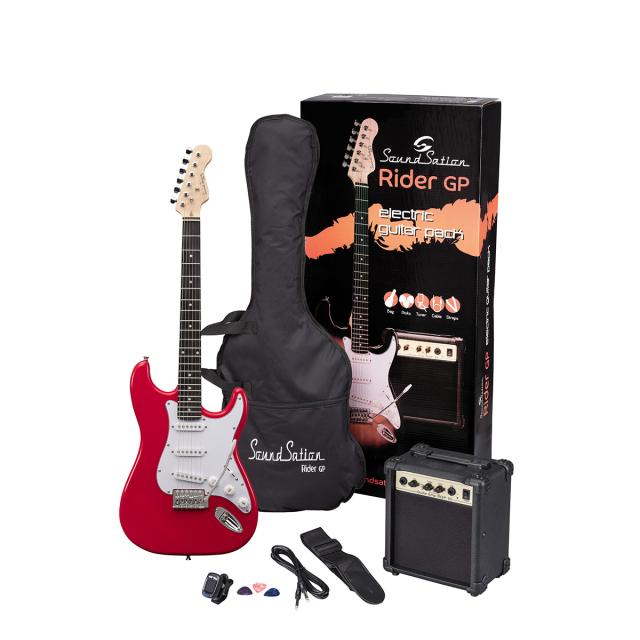 Guitar Pack elettrico - Candy Apple Red
