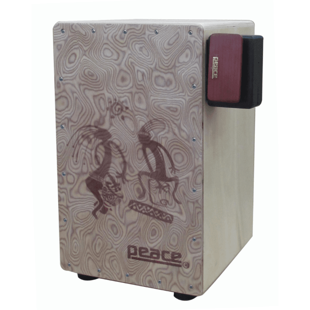Wood block per cajon con adesivo