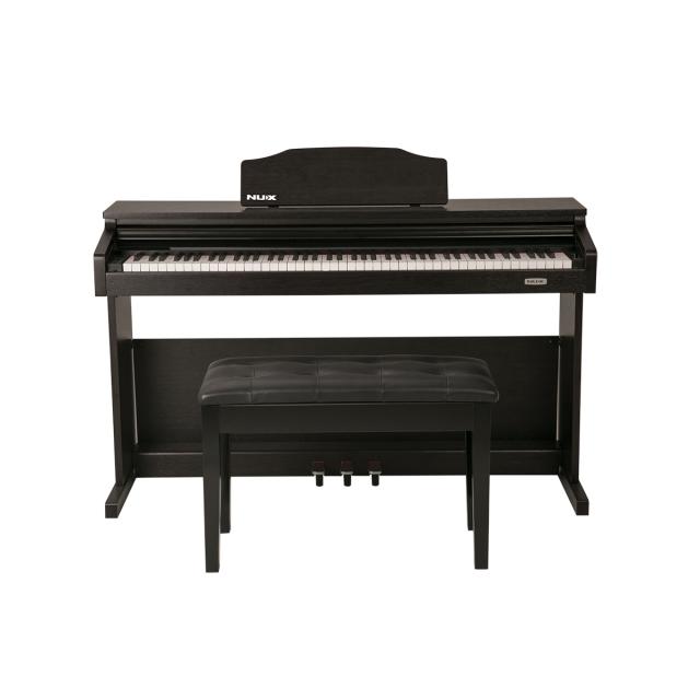Digital piano with bluetooth function in rosewood finish