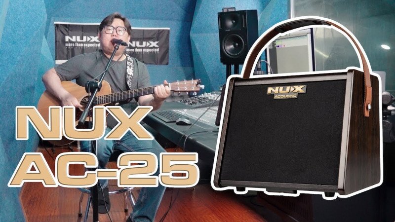 NUX AC-25 Battery-Powered Acoustic Guitar Amplifier Demo