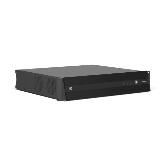 8x750W @ 4 Ohm Class-D Amplifier, Integrated DSP, 2x2 Dante Channels Enabled