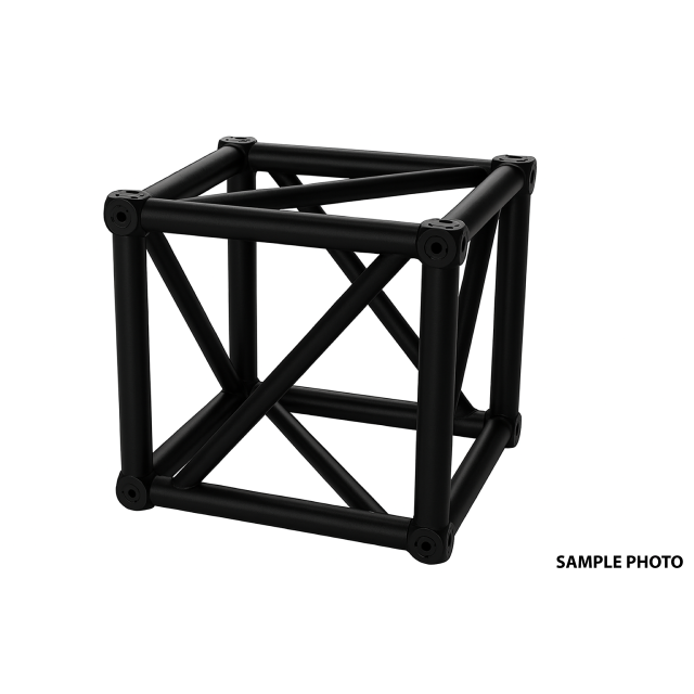 Angolo a Cubo da 520 mm per Truss Quadrate Nero (52CUBB)