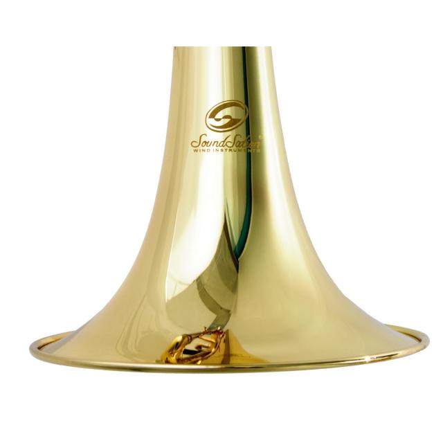 Bb trumpet in gold lacquered finish