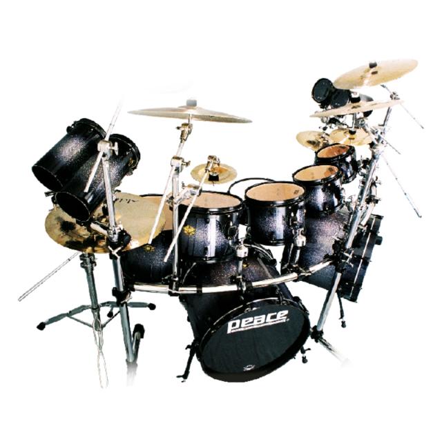Sparkle lacquered finish North American Maple 5 pcs Drum set