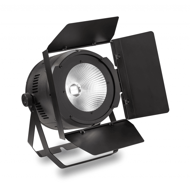 200W Warm + Pure White LED PAR with 60° beam and barndoor for indoor use