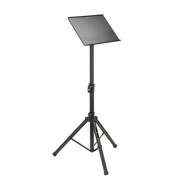 Laptop or projector stand with tripod base