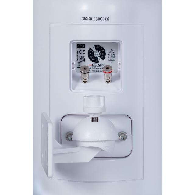 Coppia di Diffusori 6.5" Passivi 2-Vie a Parete da Esterno, Bianco