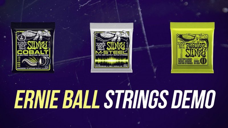 Ernie Ball Electric Guitar Strings Comparison - The Ultimate Strings Demo!