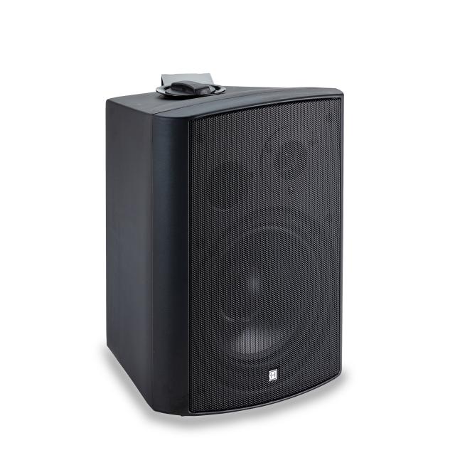 Wall-Mount 2-Way Active+Passive Speaker Set - Black