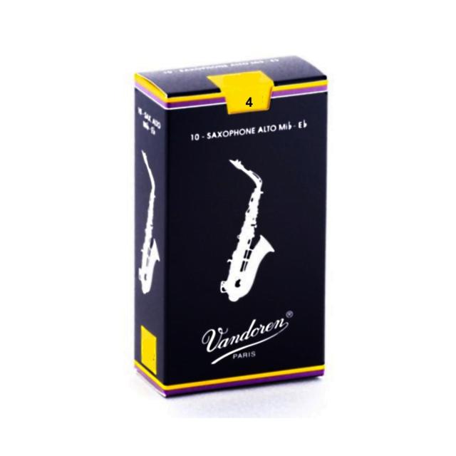 Confezione 10pz si Ance per Sax Alto in Mib 4 Traditional