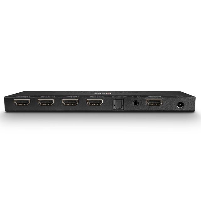 Splitter HDMI 2.0 18G con Audio Extractor, 4 Porte