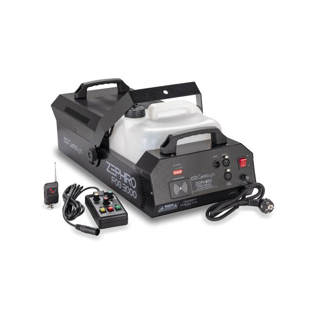 3000 Watt Fog Machine with DMX, wired and wireless control
