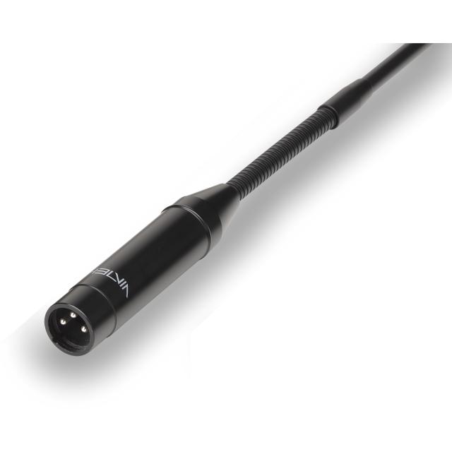 Microfono a collo d'oca cardioide - lunghezza 55cm, Nero
