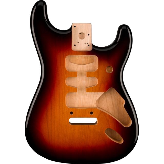 Deluxe Series Stratocaster® HSH, Alder Body, 2-Point Bridge Mount, 3-Color Sunburst