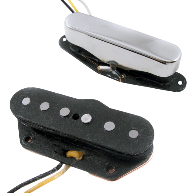 Custom Shop Twisted Tele® Pickups, Black/Chrome (2)