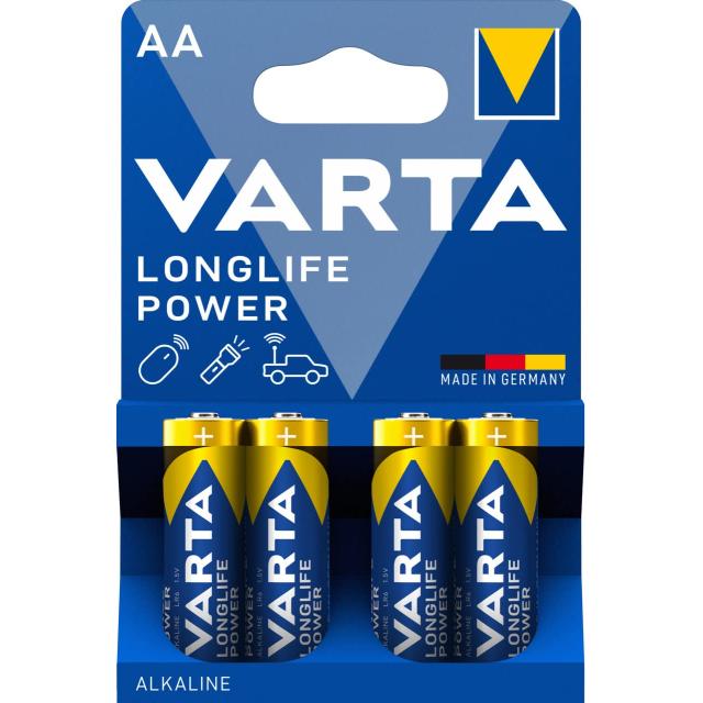 AA Battery Longlife Power High 4 pcs blister
