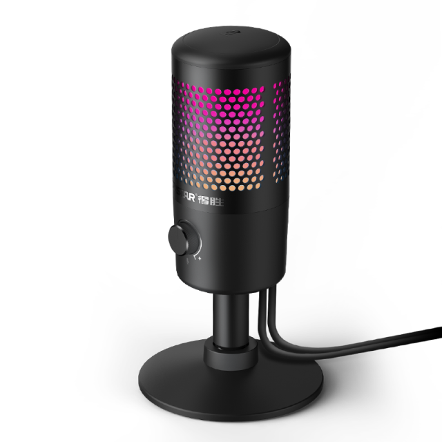 USB Digital Microphone, LED RGB effects
