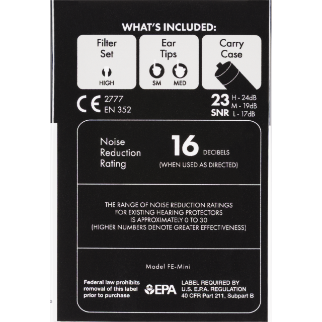 Ear Plugs Fender pro high fidelty ear plugs 0990545002