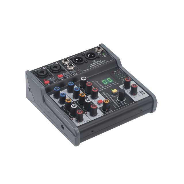 4-Channel Professional Audio Mixer with Digital Multi-Effect & up to 24-bit/96kHz USB I/O Soundcard