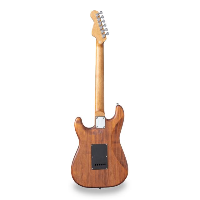 Double cutaway electric guitar with 2 single coils + splittable humbucker (nitro finish)