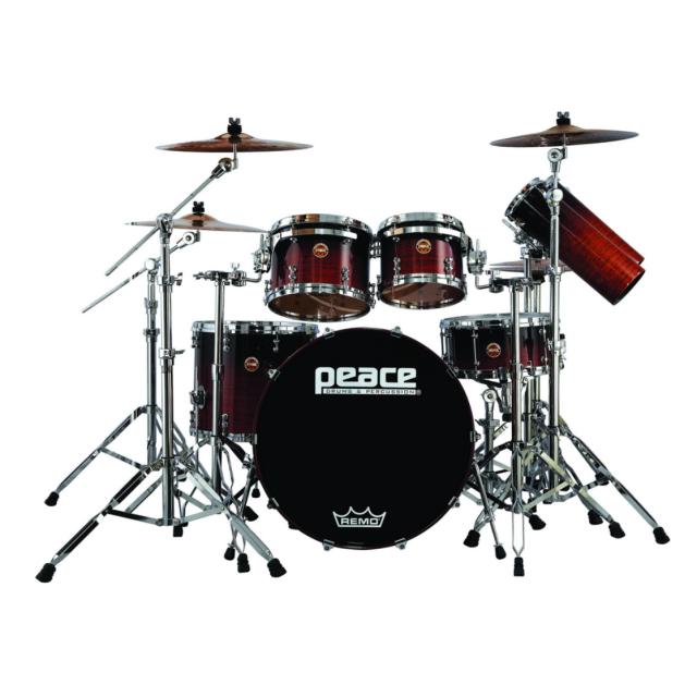 Genuine lacquered finish Canadian Rock Maple 4 pcs Drum set