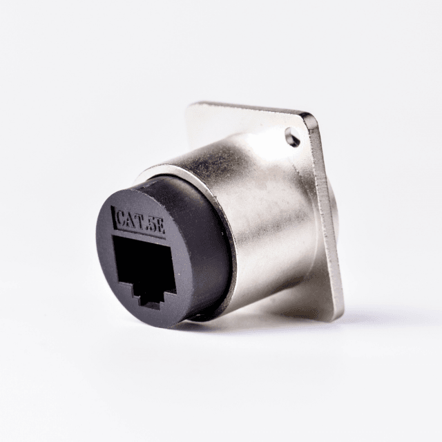 CAT5e panel mount receptable F