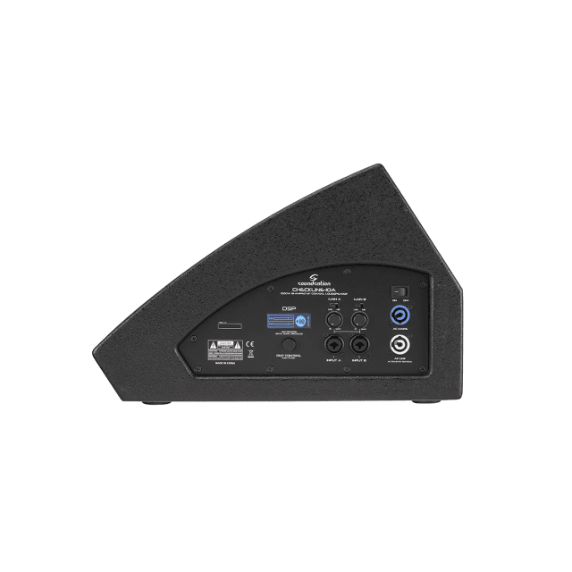 Monitor da Palco Biamplificato Coassiale da 10" con DSP