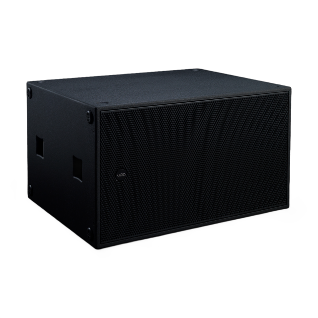 High-power dual 18" reflex-loaded subwoofer, 4Ω, 2400 W AES