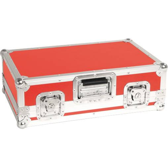 Flightcase iCDX/2 | 2x Numark iCDX - red