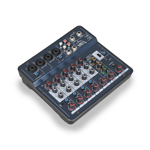 6-Ch Mixer with OTG, Bluetooth and Soundcard