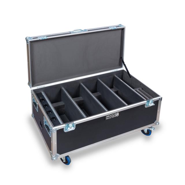 Set 4 Faro wash a batteria ad alta potenza 18x15W IP65