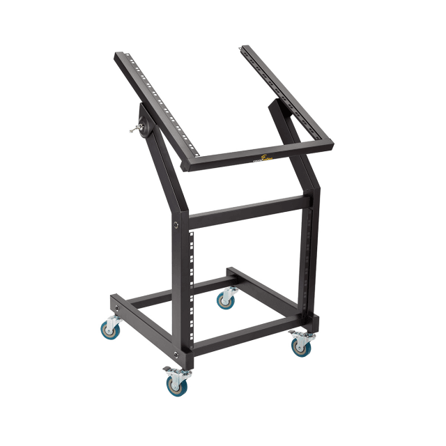21 units 19" rack stand with castors