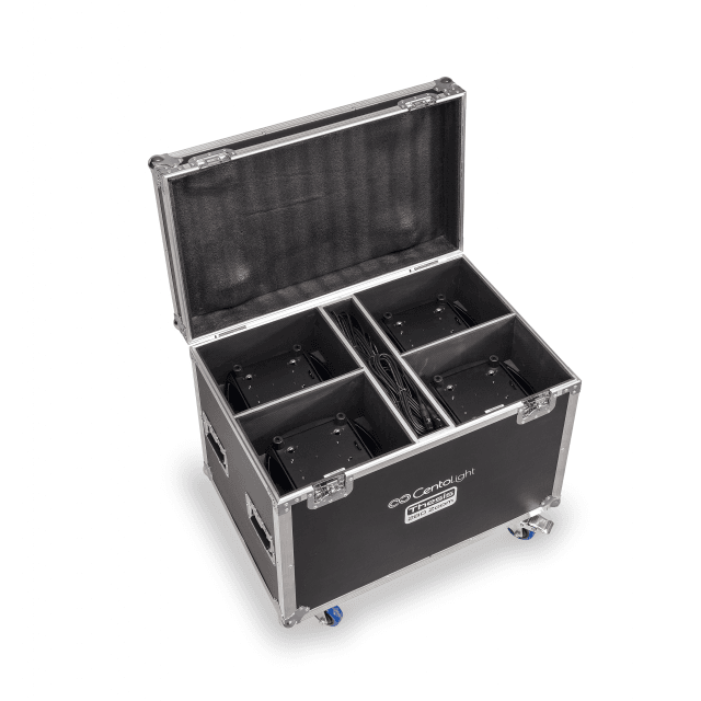 Set of 4 wash noving Head 7x40w with Flight Case